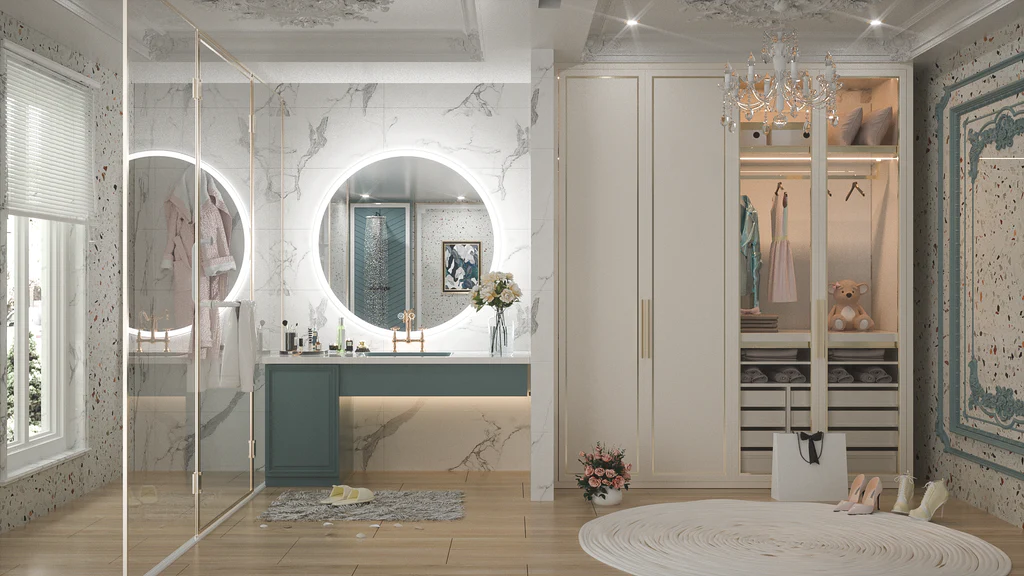 FASHION TRENDY ACCENT OF BATHROOM