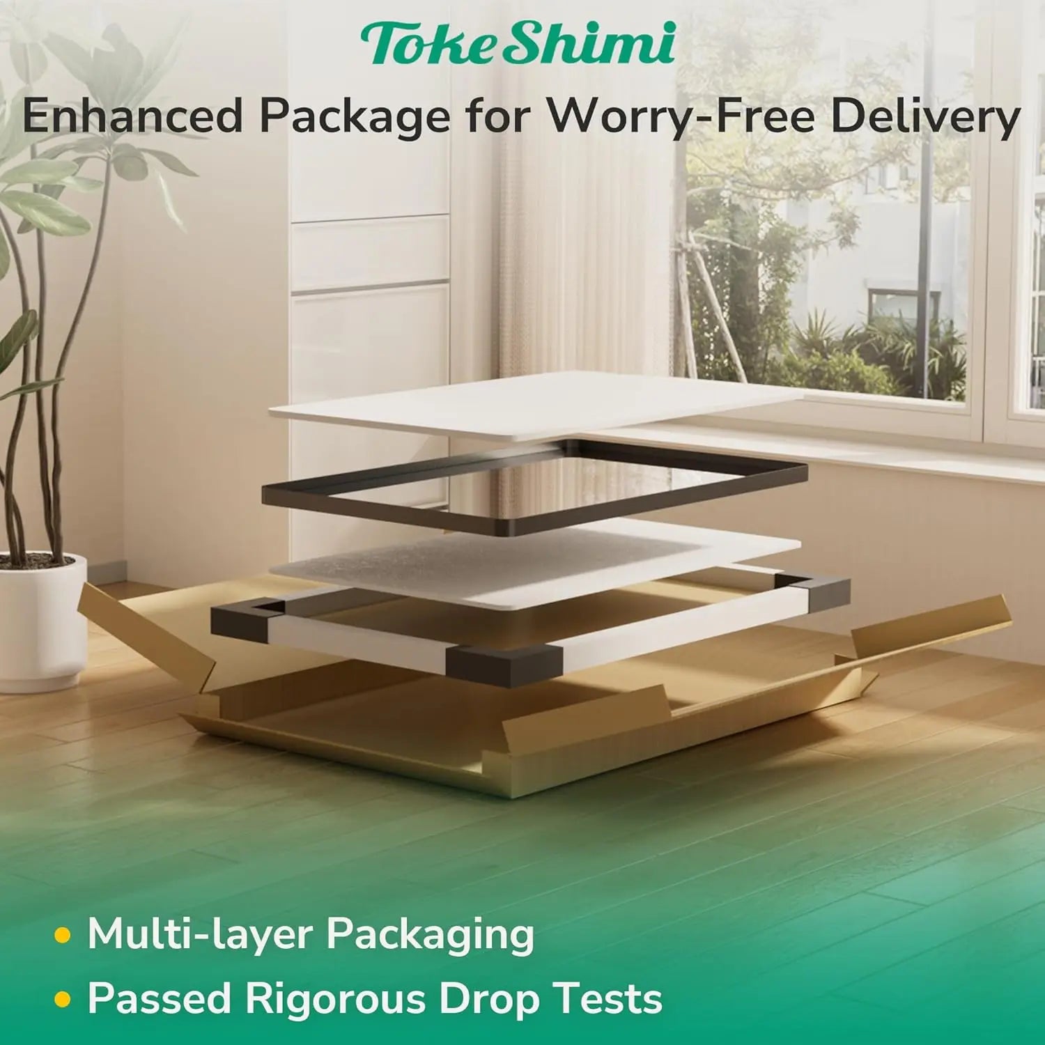 Bathroom Vanity Mirror – HD Tempered Glass Wall Mirror with Aluminum Frame, Horizontal or Vertical Mount, Modern Over Sink Mirror for Bathroom, Entryway, or Bedroom