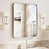 Bathroom Vanity Mirror – HD Tempered Glass Wall Mirror with Aluminum Frame, Horizontal or Vertical Mount, Modern Over Sink Mirror for Bathroom, Entryway, or Bedroom