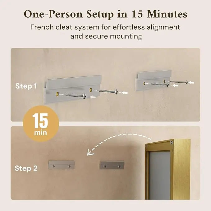 Framed Bathroom Vanity Mirror for Over Sink – Rectangular Metal Frame Vanity Mirror for Wall, Modern Farmhouse Style, Mount Horizontally or Vertically for Bathroom Decor