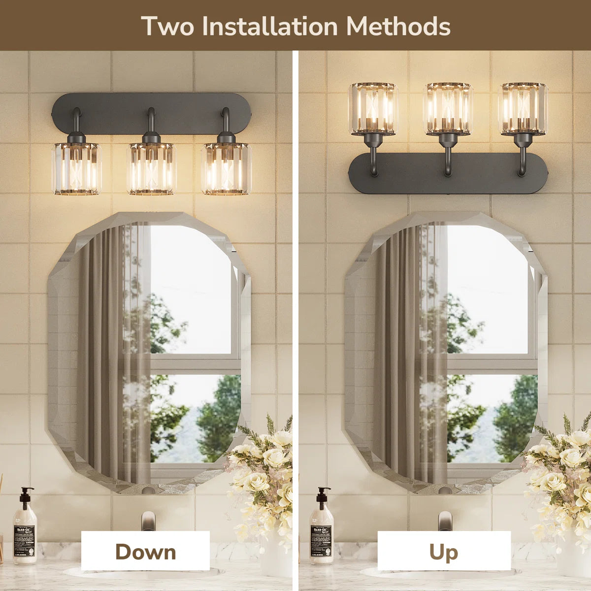 Dimmable Bathroom Vanity Light