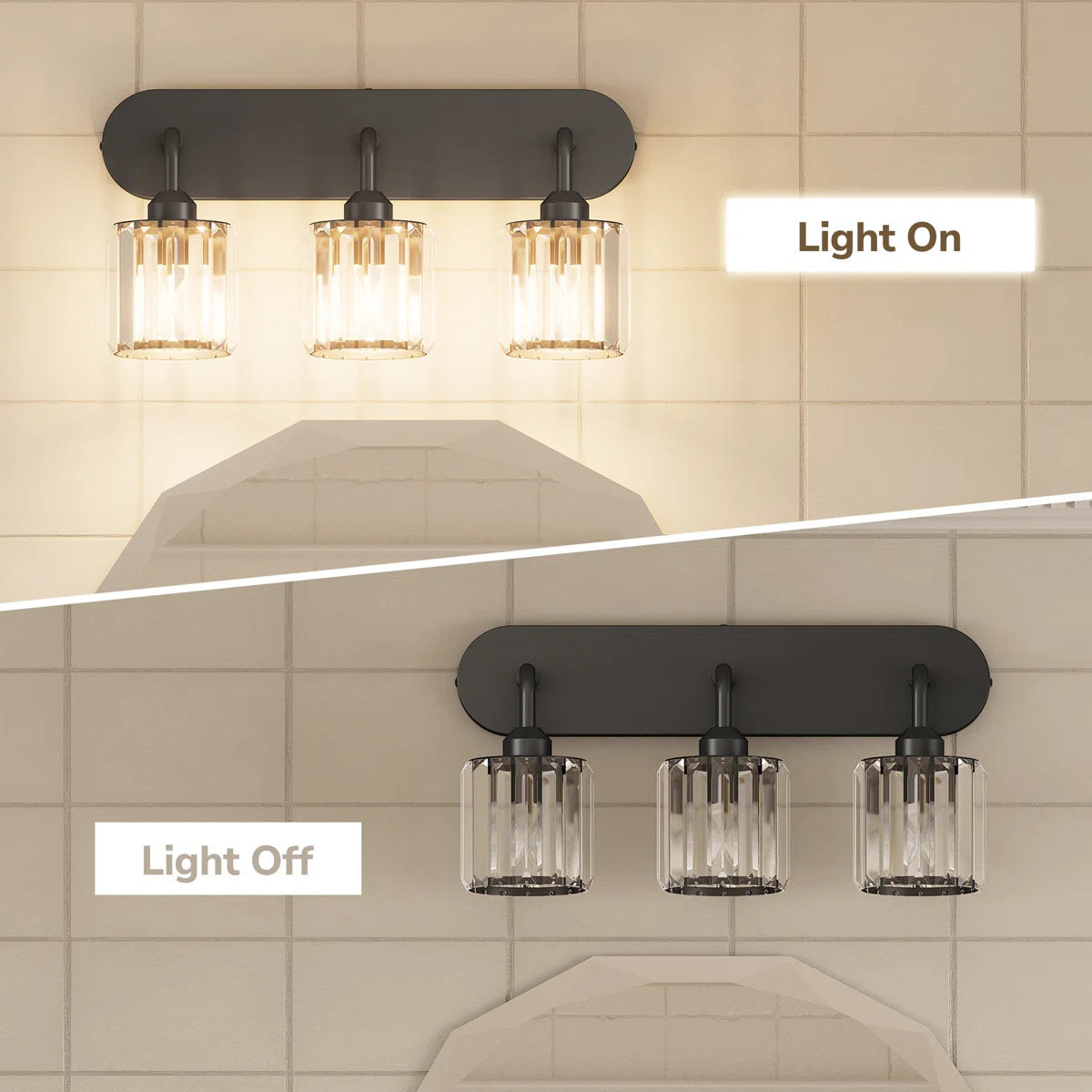 Dimmable Bathroom Vanity Light