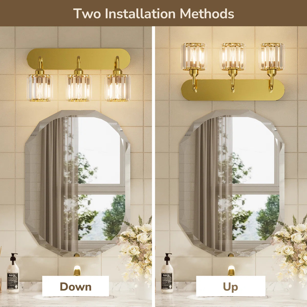 Dimmable Bathroom Vanity Light