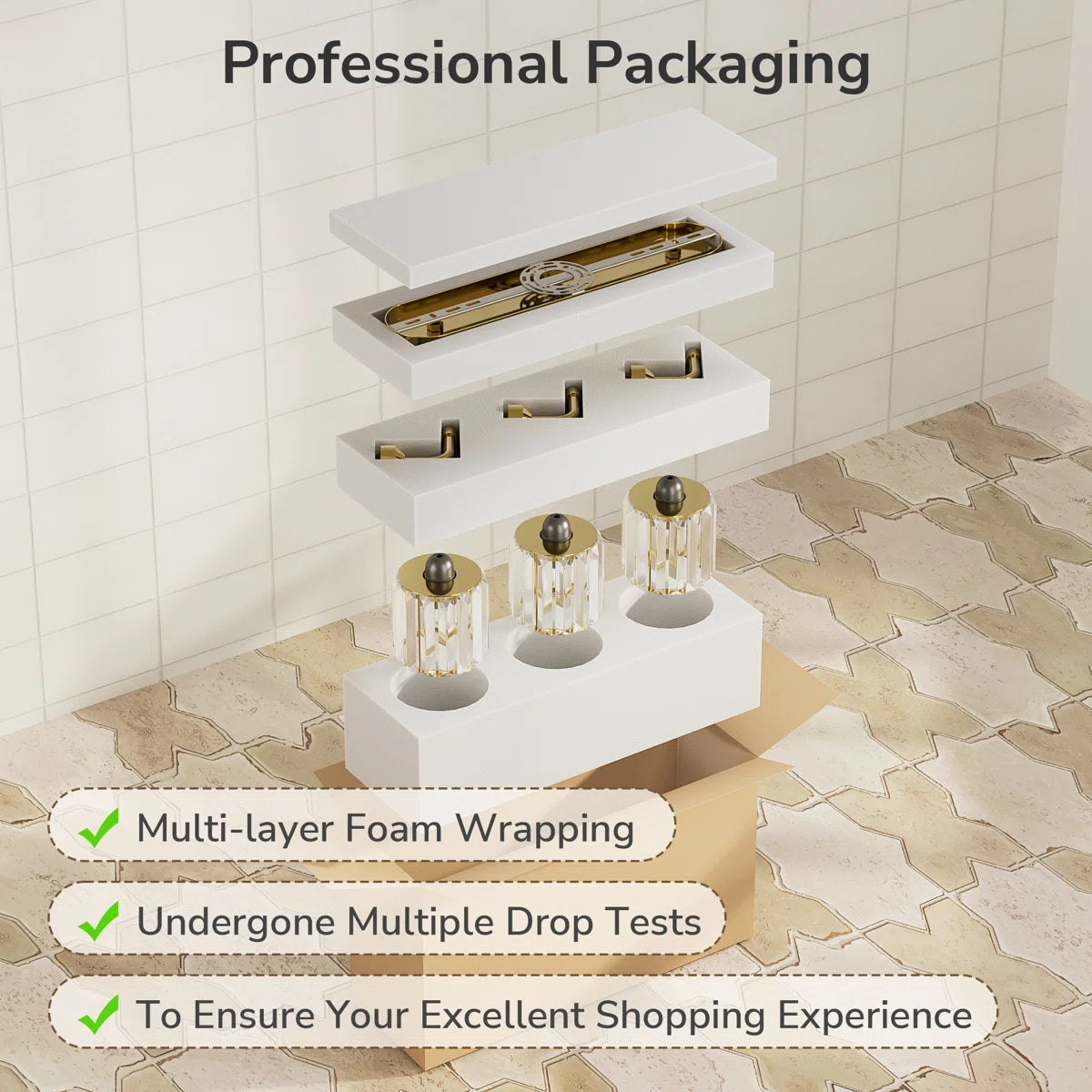 Dimmable Bathroom Vanity Light