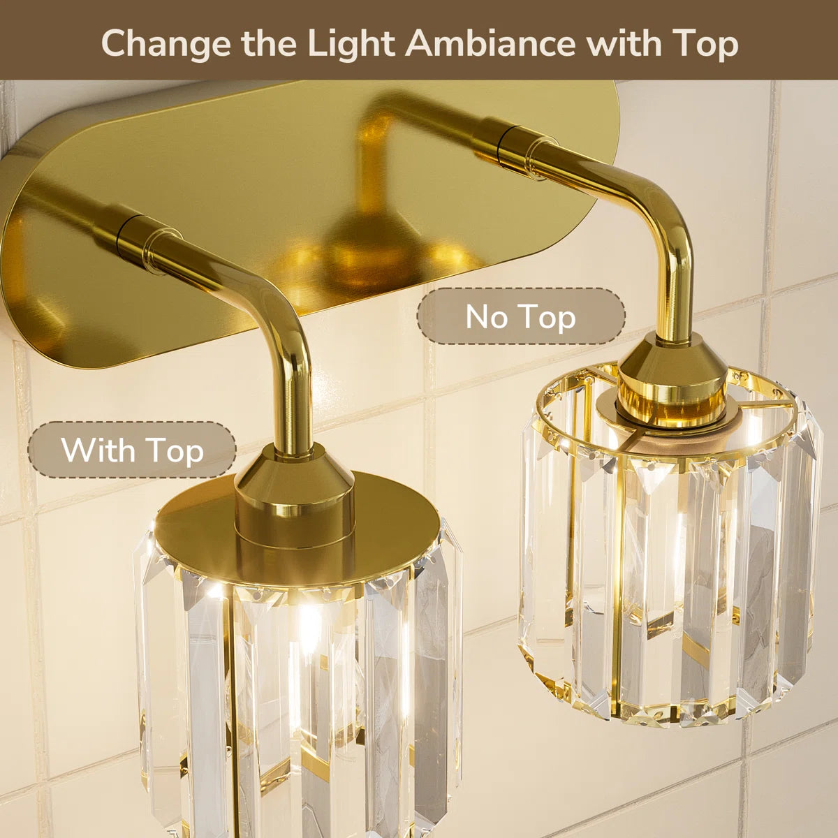 Dimmable Bathroom Vanity Light