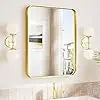 Bathroom Vanity Mirror – HD Tempered Glass Wall Mirror with Aluminum Frame, Horizontal or Vertical Mount, Modern Over Sink Mirror for Bathroom, Entryway, or Bedroom
