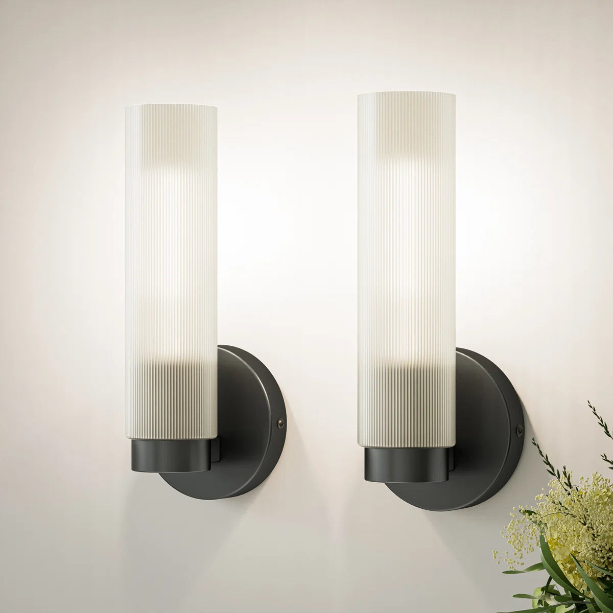 Wall Armed Sconce Bathroom Vanity Light (Set of 2)